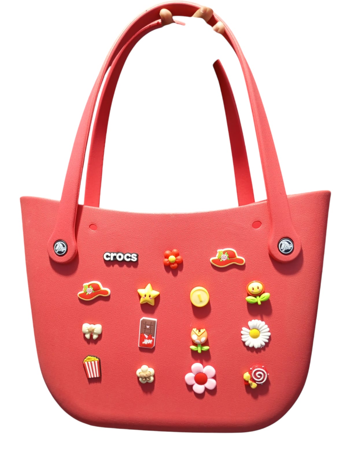 TAS CROCS-TAS CROCS RED-berkah, sehat, bahagia selalu. Senyum aja dulu