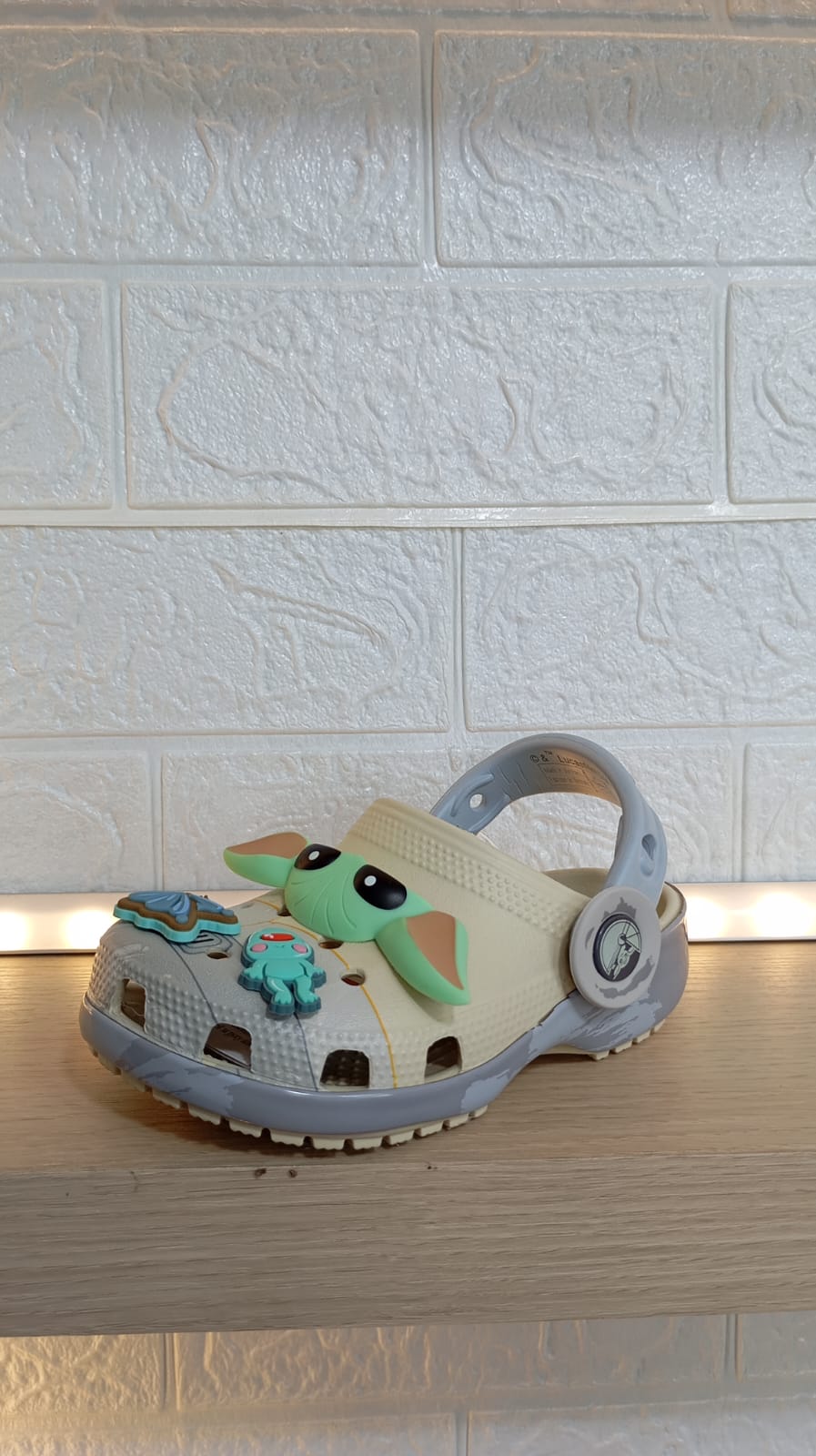 SANDAL ANAK-STARWARS BABY YODA-berkah, sehat, bahagia selalu. Senyum aja dulu