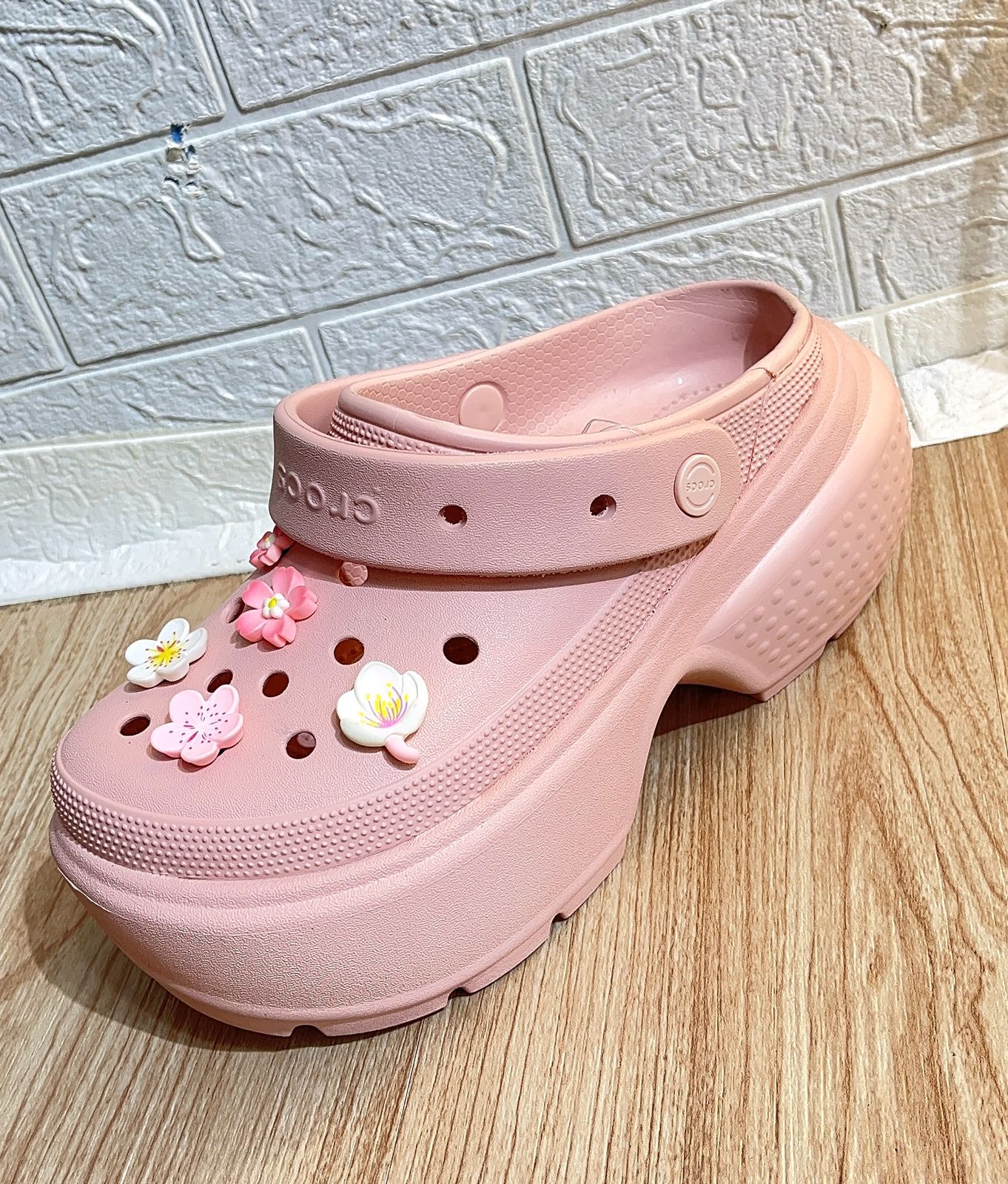 STOMP CLOG-STOMP PINK M3-M7-berkah, sehat, bahagia selalu. Senyum aja dulu