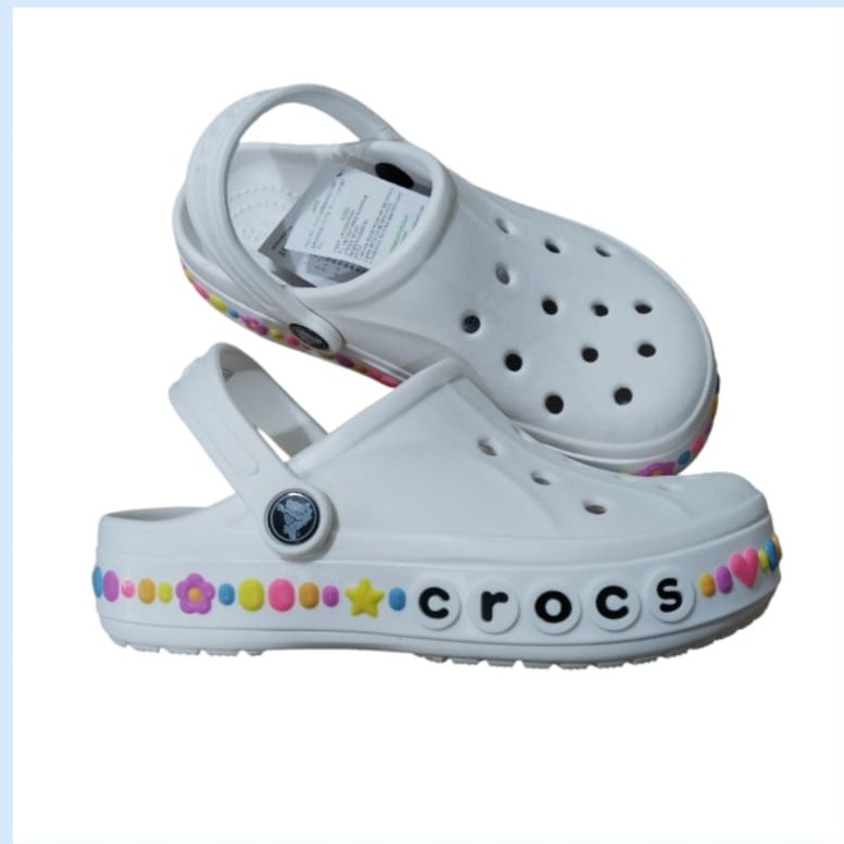 SANDAL ANAK-CHARMBAND KIDS WHITE C8-J3-berkah, sehat, bahagia selalu. Senyum aja dulu