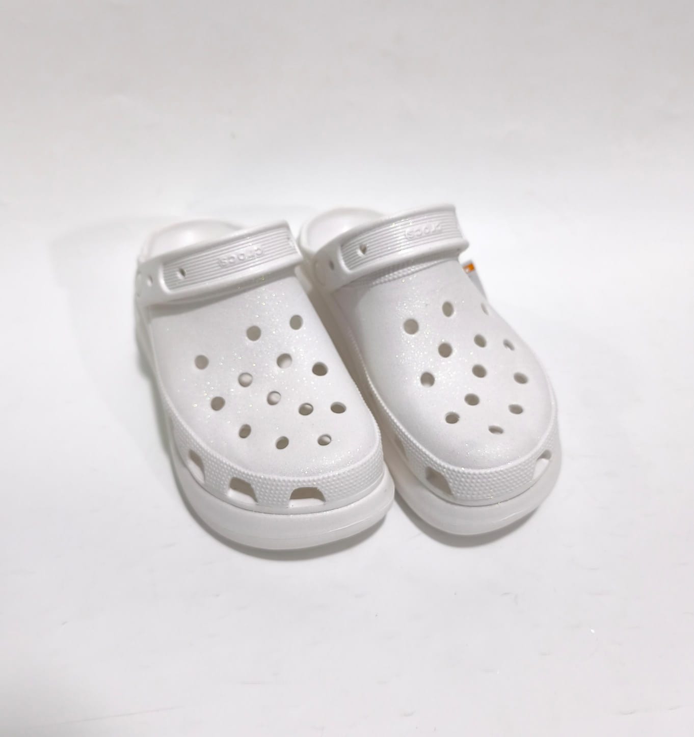 GLITTER CRUSH CLOG-GLITTER CRUSH CLOG WHITE M3-M7-berkah, sehat, bahagia selalu. Senyum aja dulu