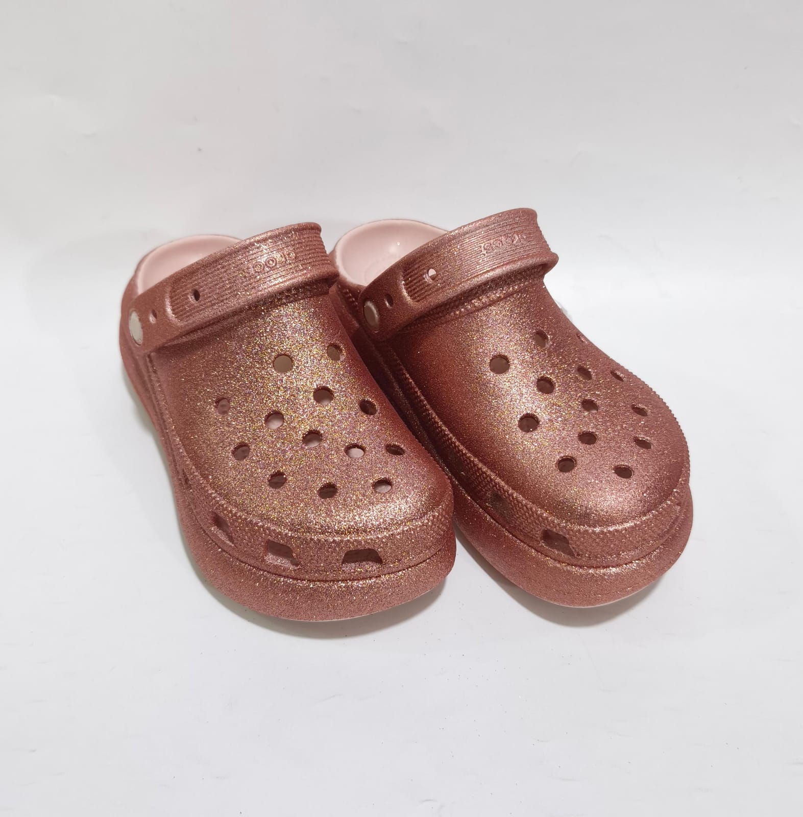 GLITTER CRUSH CLOG-GLITTER CRUSH CLOG ROSE GOLD M3-M7-berkah, sehat, bahagia selalu. Senyum aja dulu