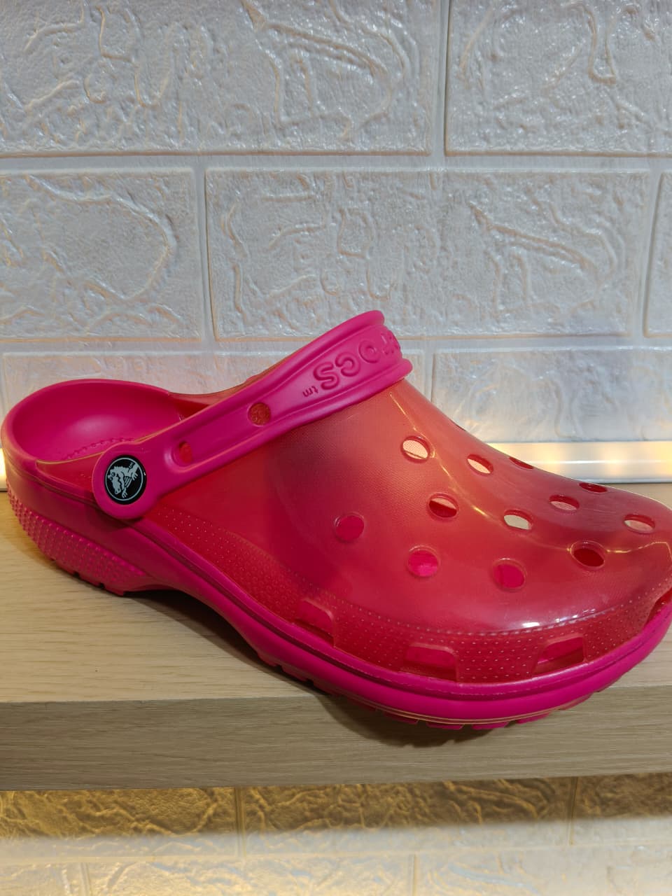 TRANSLUCENT CLOG-TRANSLUCENT PINK M3-M7-berkah, sehat, bahagia selalu. Senyum aja dulu